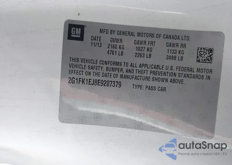 2014 Chevrolet Camaro 2Ss from USA, damaged, VIN 2G1FK1EJ8E9207379